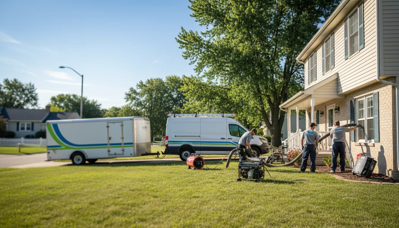 Flooded Basement Restoration And Cleanup With Repair in Freeport, OH near me